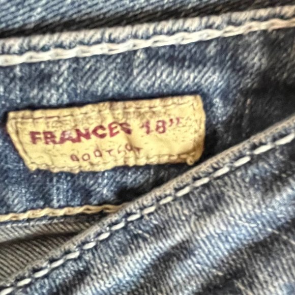 SILVER FRANCIS LOW RISE BOOTCUT BLACK FADED WASH JEANS Size 29x28 NWOT - Picture 7 of 9